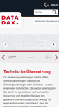 Mobile Screenshot of datadax.de